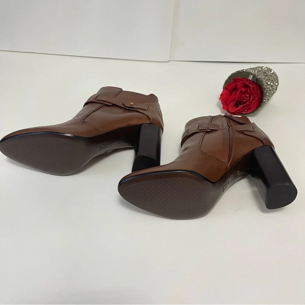 Tory Burch Almond Colton Leather Bootie- New In Box - Size 10- Reemoly - Picture 9 of 15